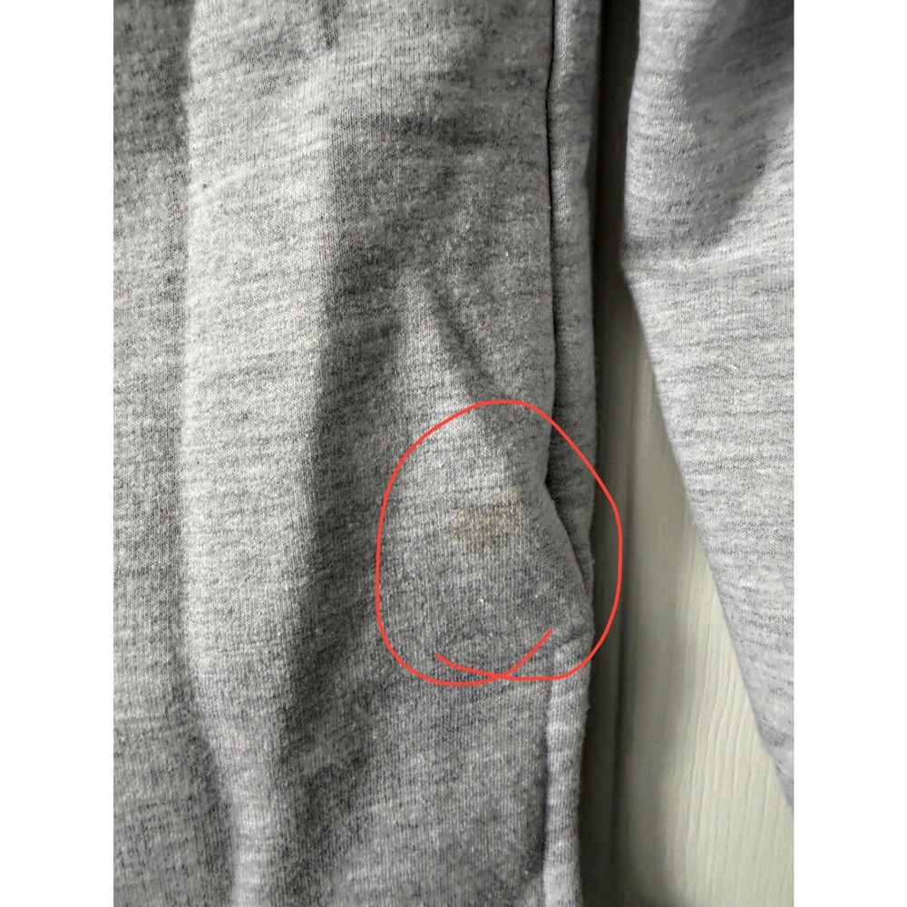 Disney Mickey Mouse Sweatshirt Kids XL 14/16 Gray Good‎ Chenille Patch Pullover - Picture 5 of 5